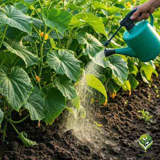 بهترین روش برای کوددهی خیار استفاده از کود مایع است